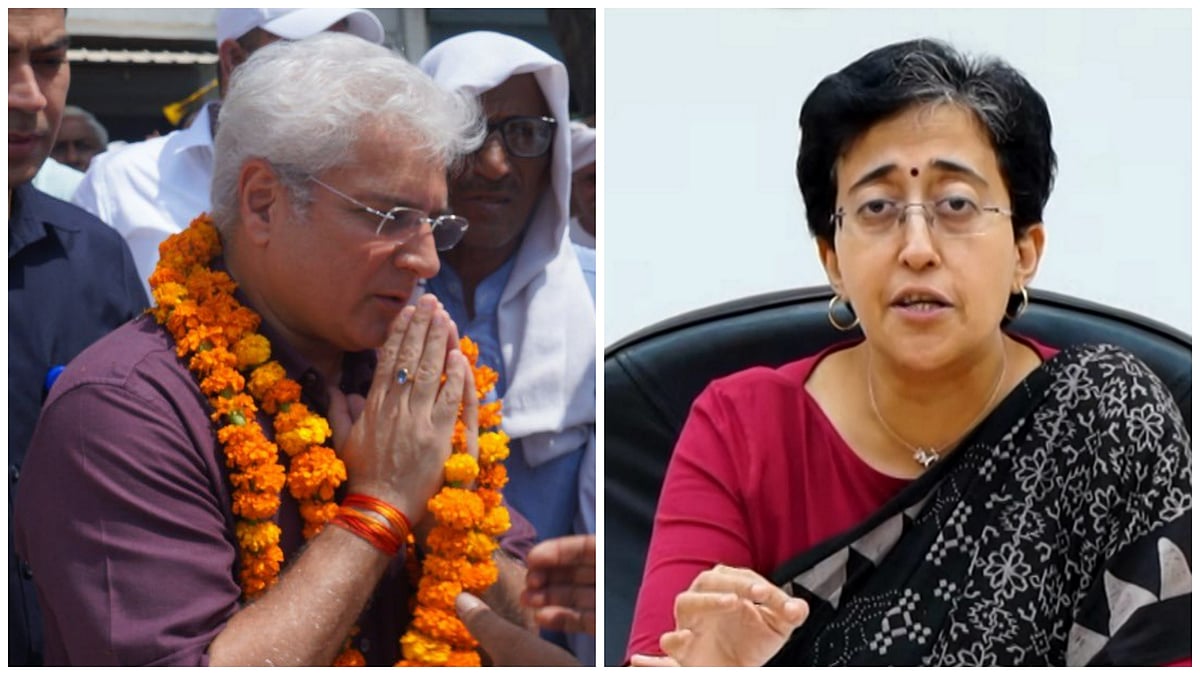X/@kgahlot and PTI : L: Delhi minister Kailash Gahlot | R: Delhi minister Atishi